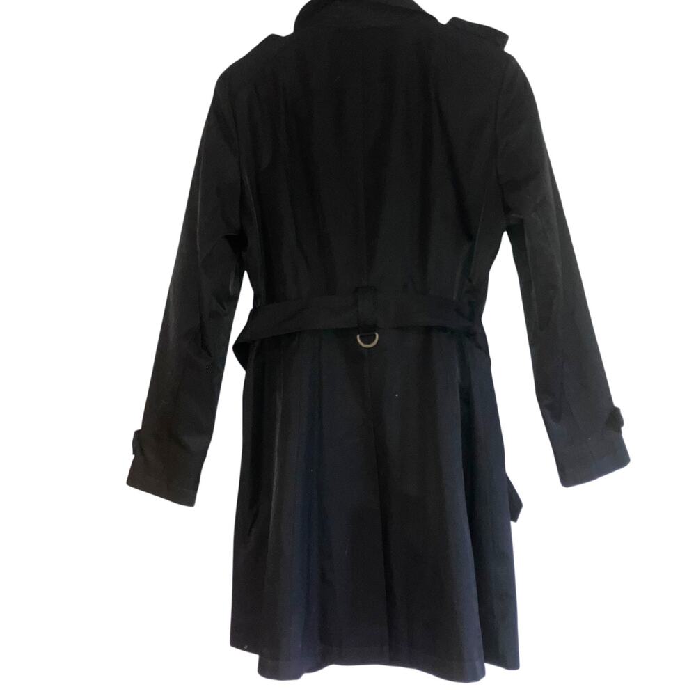 Lauren Ralph Lauren NWT Black Women’s Belted Waterproof Trench-Medium - Picture 3 of 16